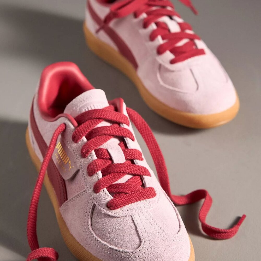 Puma Palermo in Rose Mauve-Dark Crimson
